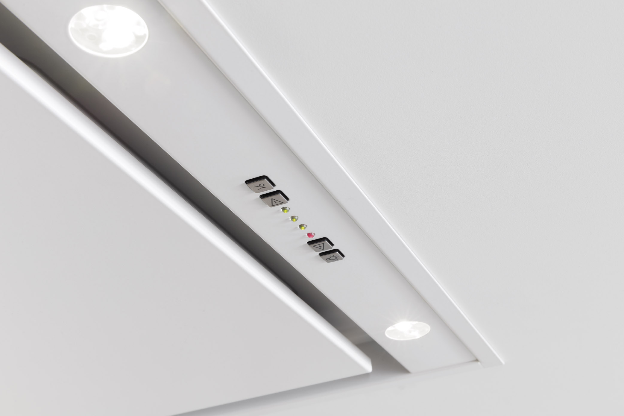 6821 Cappa a soffitto Novy Pureline Compact 120 cm Bianco 